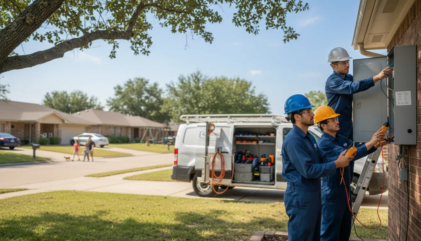 Certified electrician providing emergency electrical services in Millrift, PA